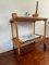 Vintage Danish Serving Trolley in Wood 4