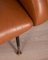 Vintage Lounge Chair in Brown Leather, 1970s, Image 4