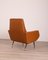 Vintage Sessel aus braunem Leder, 1970er 3
