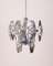 Vintage Hanging Lamp in Steel and Glass by Oscar Torlasco, 1960s, Image 3