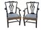 Chippendale Mahogany Armchairs, Set of 2 1