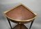 Mid-Century Mahogany Corner Table 10