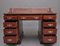 19th Century Walnut Pedestal Desk 5