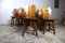 Brutalist Oak Dining Chairs, Tirol, Set of 11, Image 1