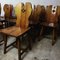 Brutalist Oak Dining Chairs, Tirol, Set of 11 9