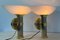 Lampade da parete Regency in ottone e acciaio inossidabile di B+M Leuchten, Germania, set di 2, Immagine 12