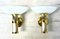 Regency Brass and Stainless Steel Wall Lights from B+M Leuchten, Germany, Set of 2 9