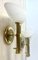 Regency Brass and Stainless Steel Wall Lights from B+M Leuchten, Germany, Set of 2 6