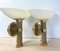 Regency Brass and Stainless Steel Wall Lights from B+M Leuchten, Germany, Set of 2, Image 5