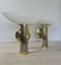 Regency Brass and Stainless Steel Wall Lights from B+M Leuchten, Germany, Set of 2 13