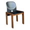 Modell 121 Esszimmerstühle aus Nussholz & Schwarzem Leder von Afra & Tobia Scarpa für Cassina, 1967 8er Set 9