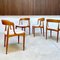 Danish Teak Dining Chairs by Johannes Andersen for Uldum Furniture Factory, 1960s, Set of 4 22
