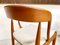 Sedie da pranzo in teak di Johannes Andersen per Uldum Furniture Factory, Danimarca, anni '60, set di 4, Immagine 8