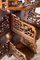 Antique Gueridon Bookcase Table in Mahogany and Onyx 3