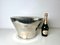 Champañera Mid-Century grande plateada de Champagne Piper Heidsieck, Imagen 2