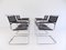 S34 Cantilever Chairs in Leather by Mart Stam for Thonet, Set of 4, Image 7