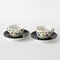 Porcelain Coffee Cups by Terrazzo from Hutschenreuther, 1980s, Set of 2 3