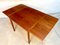 Danish Extendable Square Teak Dining Table with Curved Edges by Poul Hundevad for Hundevad & Co., 1960s, Image 3