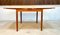 Danish Extendable Square Teak Dining Table with Curved Edges by Poul Hundevad for Hundevad & Co., 1960s 7