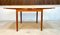 Danish Extendable Square Teak Dining Table with Curved Edges by Poul Hundevad for Hundevad & Co., 1960s, Image 7