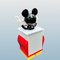 Commode Mickey Mouse Disney par Pierre Colleu, 1980s 4