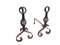 Mid-Century Spanish Wrought Iron Andirons or Firedogs, Set of 2, Image 5