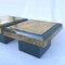 Lacquer & Gold Leaf Side Tables from Maison Roméo, 1970s, Set of 2, Image 4