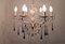 Italian 6-Arm Crystal Chandelier, 1930s, Image 6