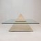 Italian Travertine Pyramid Coffee Table, 1980s, Image 8