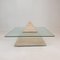 Table Basse Pyramide en Travertin, Italie, 1980s 10