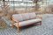 Vintage Leather & Teak Sofa by Johannes Andersen for Silkeborg Møbelfabrik, Image 3