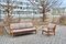 Vintage Leather & Teak Sofa by Johannes Andersen for Silkeborg Møbelfabrik 20