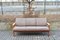 Vintage Leather & Teak Sofa by Johannes Andersen for Silkeborg Møbelfabrik 1