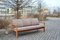 Vintage Leather & Teak Sofa by Johannes Andersen for Silkeborg Møbelfabrik 6