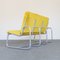 Yellow Velvet Aluminum Sofa 8