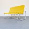 Yellow Velvet Aluminum Sofa 3