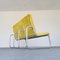 Yellow Velvet Aluminum Sofa 5