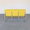 Yellow Velvet Aluminum Sofa 13