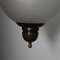 Burnished Brass and Acidic Glass Ceiling Lamp 7