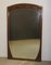 Art Nouveau Mirror in Walnut with Holly Leaf Motif, 1900s 12