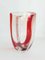 Vaso in vetro di Murano con fasce verticali color ametista di Fulvio Bianconi per AV Mazzega, anni '50, Immagine 3