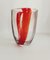 Murano Glas Vase mit Amethyst Streifen von Fulvio Bianconi für AV Mazzega, 1950er 5