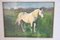 Edwin Ganz, White Horse, 1920s, Oil on Board, Framed, Image 3