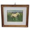 Edwin Ganz, White Horse, 1920s, Oil on Board, Framed 1