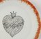Broken Heart Dessert Plates by Lithian Ricci, Set of 2 2