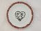 Platos de postre en forma de corazón de clavel de Lithian Ricci. Juego de 2, Imagen 1