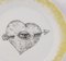 Pierced Heart Dessert Plates by Lithian Ricci, Set of 2 2