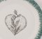 Tulip Heart Dessert Plates by Lithian Ricci, Set of 2 2