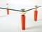 Orange Lacquered and Bronze Glass Coffee Table by Garouste & Bonetti, 1995, Image 10