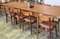 Danish Dining Table in Walnut with 4 Pull-Out Tops, Image 15